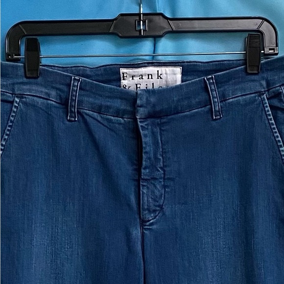 Frank & Eileen WICKLOW The Italian Chino DENIM 1977 Wash Size: 10 DENIM - Picture 4 of 16